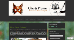 Desktop Screenshot of clic-et-plume.com