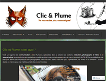 Tablet Screenshot of clic-et-plume.com
